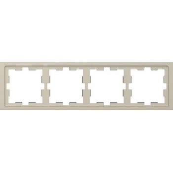 Afdekraam D-Life 4V - Kunststof Sahara - Systeem Design - Schneider Electric - MTN4040-6533