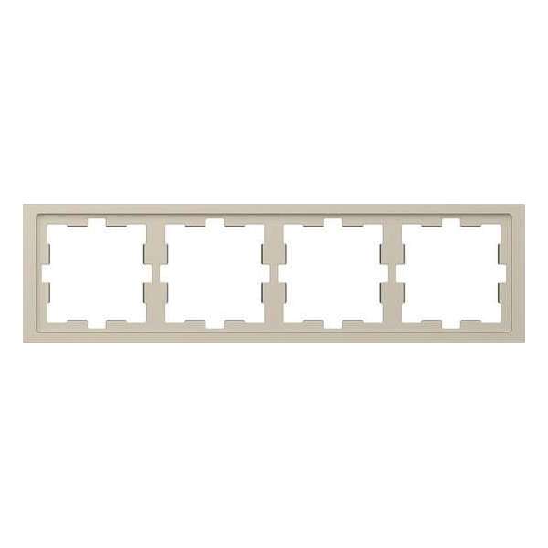 Afdekraam D-Life 4V - Kunststof Sahara - Systeem Design - Schneider Electric - MTN4040-6533 Afdekraam D-Life 4V - Kunststof Sahara - Systeem Design - Schneider Electric - MTN4040-6533