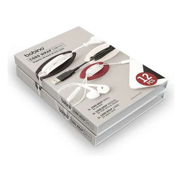 Cord Wrap - 12Pack - Warm Colors (S, M, L) Cord Wrap - 12Pack - Warm Colors (S, M, L)
