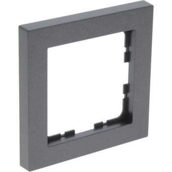 Q-Link S–Line afdekraam – 1–voudig – antraciet – 10 stuks