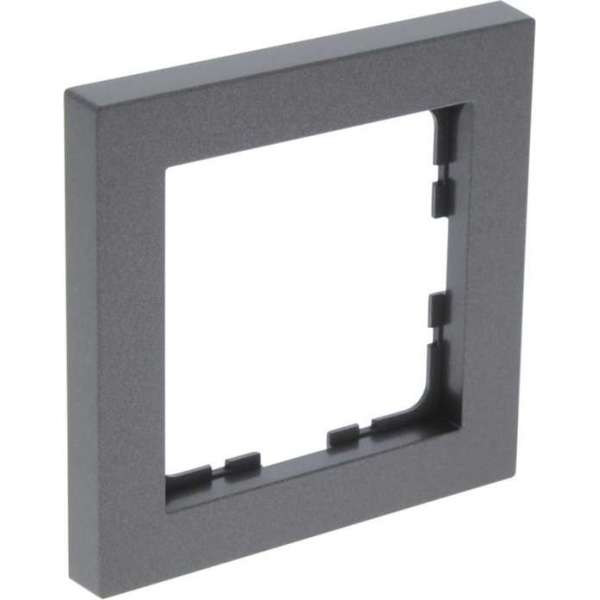 Q-Link S–Line afdekraam – 1–voudig – antraciet – 10 stuks Q-Link S–Line afdekraam – 1–voudig – antraciet – 10 stuks