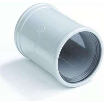 Dyka Steekmof met rubber manchetverbinding klasse 41 PVC grijs keurmerk BRL52100/BRL52200 125mm