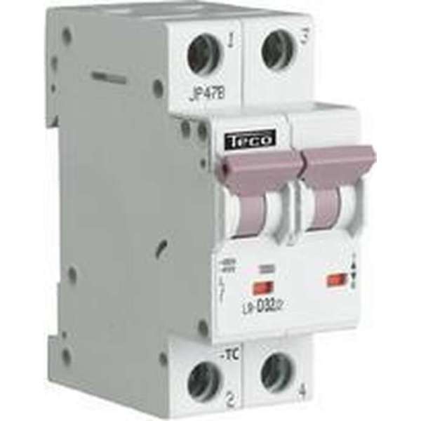 Teco automaat 2P 16A 4,5kA Teco automaat 2P 16A 4,5kA