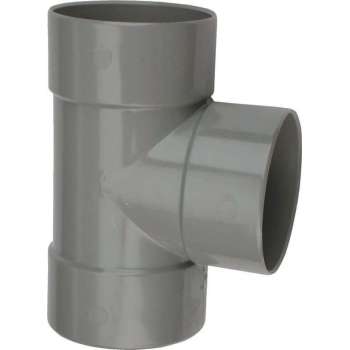 Wavin Wadal t stuk alz. mof 110mm 88 gr. pvc