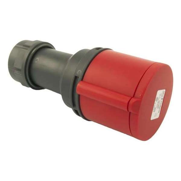 Contrastekker Cee Norm 400V 16A 4P + Aarde Rood Contrastekker Cee Norm 400V 16A 4P + Aarde Rood