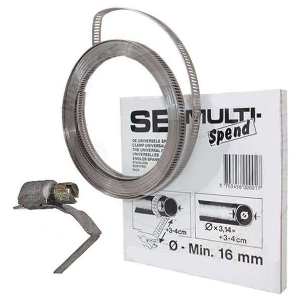 Aba Slangklemband SB Multi-Spend los rvs (5mtr) Aba Slangklemband SB Multi-Spend los rvs (5mtr)