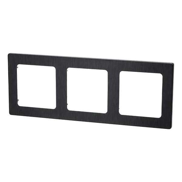 Afdekraam - Igna Jura - 3-voudig - Vierkant - Aluminium - Zwart Afdekraam - Igna Jura - 3-voudig - Vierkant - Aluminium - Zwart