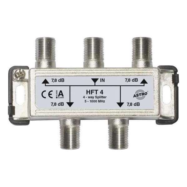 Astro HFT 4 Cable splitter Zilver Kabel splitter/combiner Astro HFT 4 Cable splitter Zilver Kabel splitter/combiner
