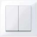 Wissel-wisselschakelaar Compleet - Actief wit - Merten M-Pure - Schneider Electric - MTN3126-3625_TO