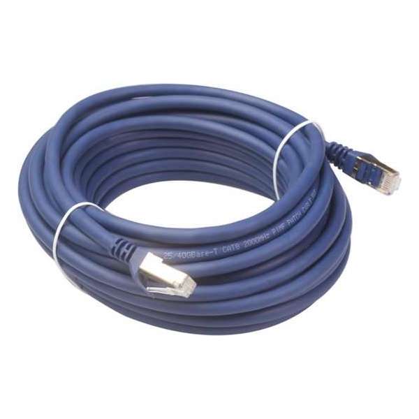 WiseGoods Supersnelle Cat 8 RJ45 Netwerk Kabel - Ethernet netwerk LAN kabel (40 Gbps) - 2000 Mhz - 10 Meter - Donkerblauw WiseGoods Supersnelle Cat 8 RJ45 Netwerk Kabel - Ethernet netwerk LAN kabel (40 Gbps) - 2000 Mhz - 10 Meter - Donkerblauw