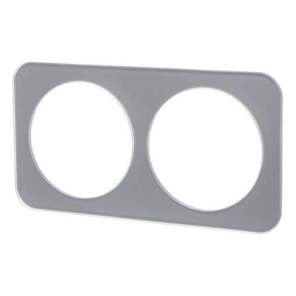 Afdekraam - Aigi Jura - 2-voudig - Rond - Glas - Zilver Afdekraam - Aigi Jura - 2-voudig - Rond - Glas - Zilver