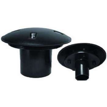 Bodem/tankdoorvoor met kap 110mm