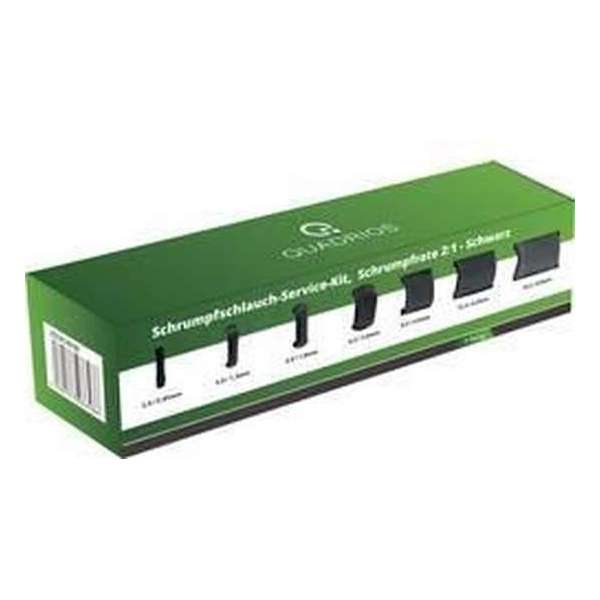 Quadrios 2004CA098 Krimpkous assortiment Zwart Krimpverhouding:2:1 7 onderdelen Quadrios 2004CA098 Krimpkous assortiment Zwart Krimpverhouding:2:1 7 onderdelen