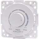 LED Dimmer - Igna Jura - Inbouw - Rond - Kunststof - Enkel Knop - 3-100W - Wit