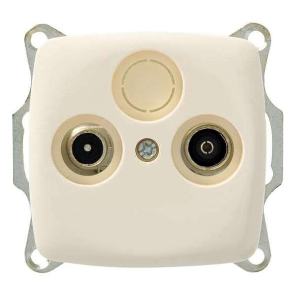 PLIEGER aurora | coax wandcontactdoos | creme PLIEGER aurora | coax wandcontactdoos | creme