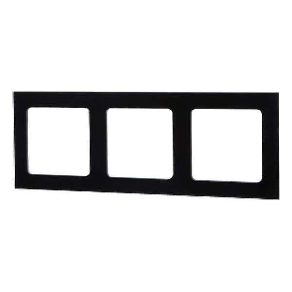 Afdekraam - Aigi Jura - 3-voudig - Vierkant - Glas - Zwart Afdekraam - Aigi Jura - 3-voudig - Vierkant - Glas - Zwart