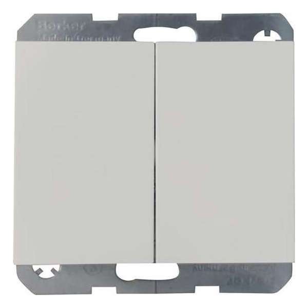 BERKER K1, dubbele wipschakelaar serie | WIT BERKER K1, dubbele wipschakelaar serie | WIT