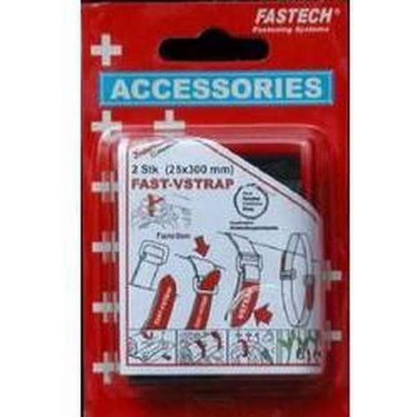 FASTECH® 688-330KC Klittenband Met riem Haak- en lusdeel (l x b) 300 mm x 25 mm Zwart, Rood 2 stuk(s) FASTECH® 688-330KC Klittenband Met riem Haak- en lusdeel (l x b) 300 mm x 25 mm Zwart, Rood 2 stuk(s)