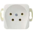 Busch Jaeger Reflex SI - Telefoon wandcontactdoos - Inbouw - Wit