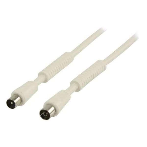 Valueline Vlsp40020w250 Coax Antennekabel 120 hz Coax Mannelijk - Coax Vrouwelijk 25,0 M Wit Valueline Vlsp40020w250 Coax Antennekabel 120 hz Coax Mannelijk - Coax Vrouwelijk 25,0 M Wit