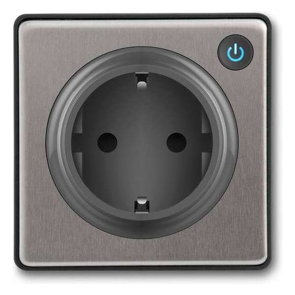 Lightwave Draadloos schakelcontact L41TF RVS Apple homekit Lightwave Draadloos schakelcontact L41TF RVS Apple homekit