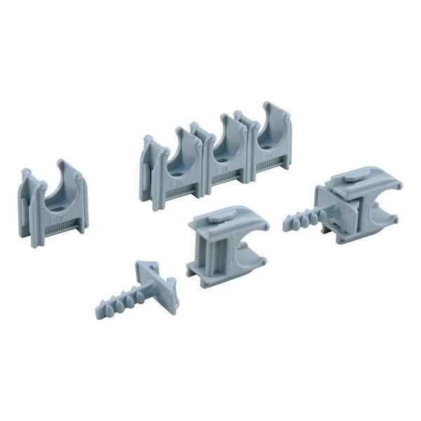 Q-Link buisclip – euro – 19 mm – grijs – 20 stuks Q-Link buisclip – euro – 19 mm – grijs – 20 stuks
