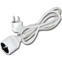 Verlengsnoer - Aigi Gamon - 3680W - 1 Stopcontact - 5 Meter - Wit | Nederland - BES LED