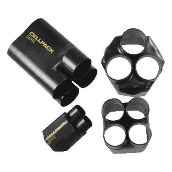 CELP krimpmanchet SEH4, zw, le 130mm, wand 3.5mm CELP krimpmanchet SEH4, zw, le 130mm, wand 3.5mm