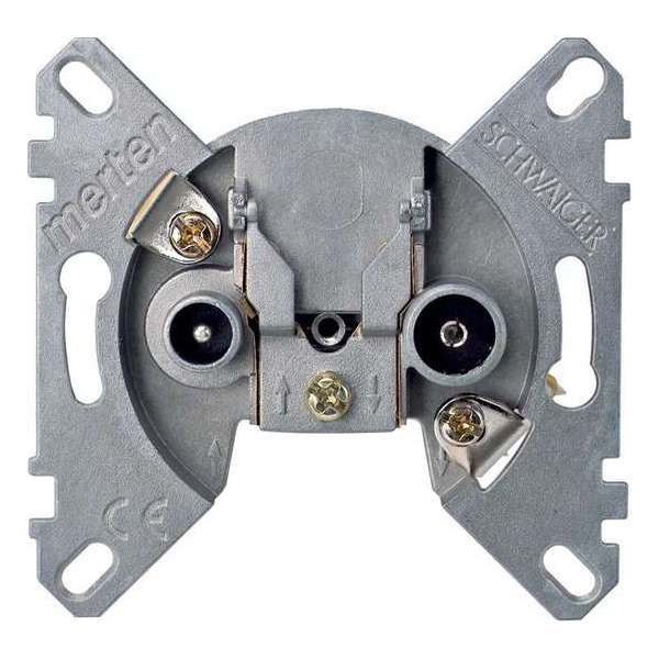 Sokkel - COAX Eindcontactdoos - Merten - Schneider Electric - MTN466099 Sokkel - COAX Eindcontactdoos - Merten - Schneider Electric - MTN466099