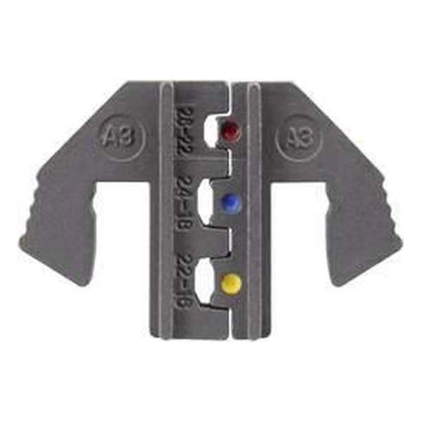 TOOLCRAFT PLE-0A3 Krimp-onderdelen Crimpinzet voor geïsoleerde kabelschoenen Geschikt voor merk: TOOLCRAFT PZ-500 TOOLCRAFT PLE-0A3 Krimp-onderdelen Crimpinzet voor geïsoleerde kabelschoenen Geschikt voor merk: TOOLCRAFT PZ-500