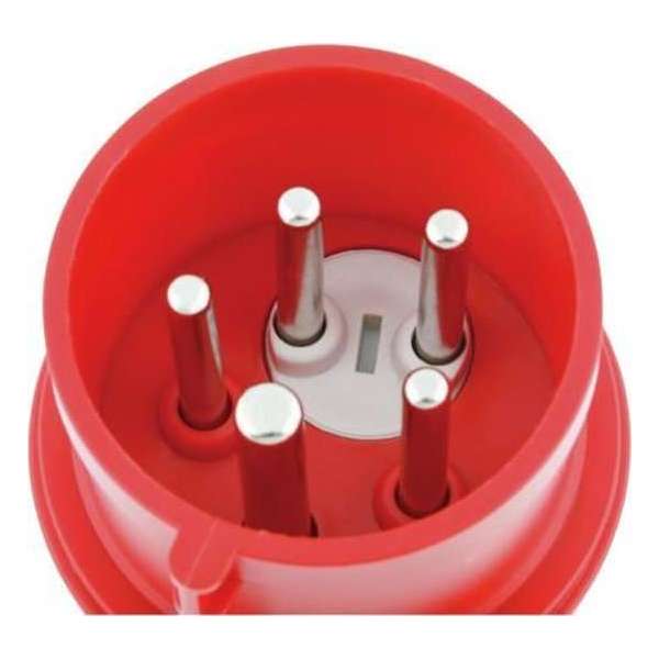 Reca CEE Stekker - fase-omschakelbaa 400V - 16A - 5P - IP44 Reca CEE Stekker - fase-omschakelbaa 400V - 16A - 5P - IP44
