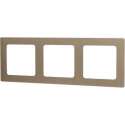 Afdekraam - Aigi Jura - 3-voudig - Vierkant - Aluminium - Goud - BSE