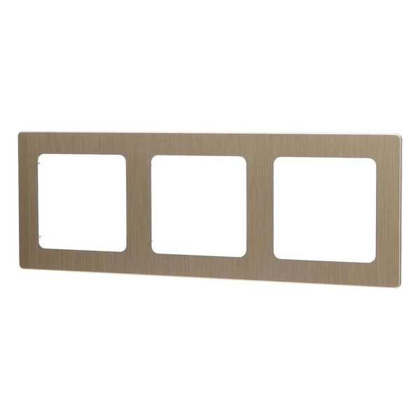 Afdekraam - Aigi Jura - 3-voudig - Vierkant - Aluminium - Goud Afdekraam - Aigi Jura - 3-voudig - Vierkant - Aluminium - Goud