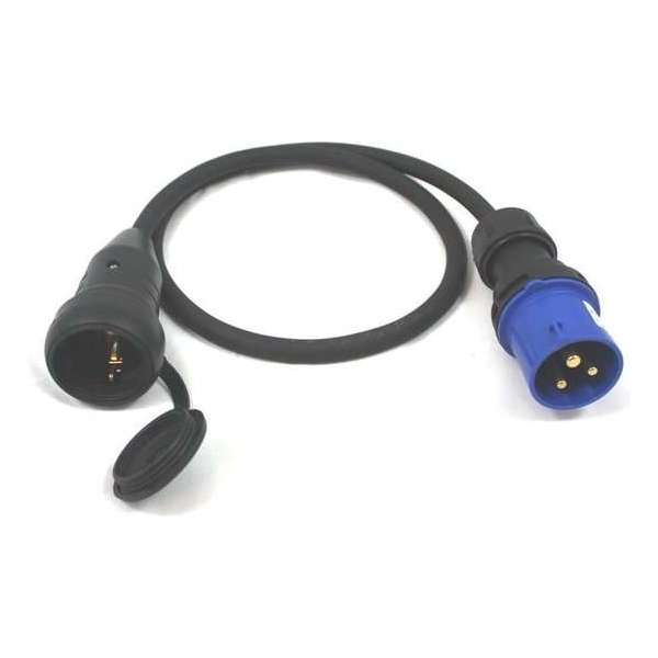QwattPRO 2533009 Verloopsnoer - H07RN-F - IP44 - 1m QwattPRO 2533009 Verloopsnoer - H07RN-F - IP44 - 1m