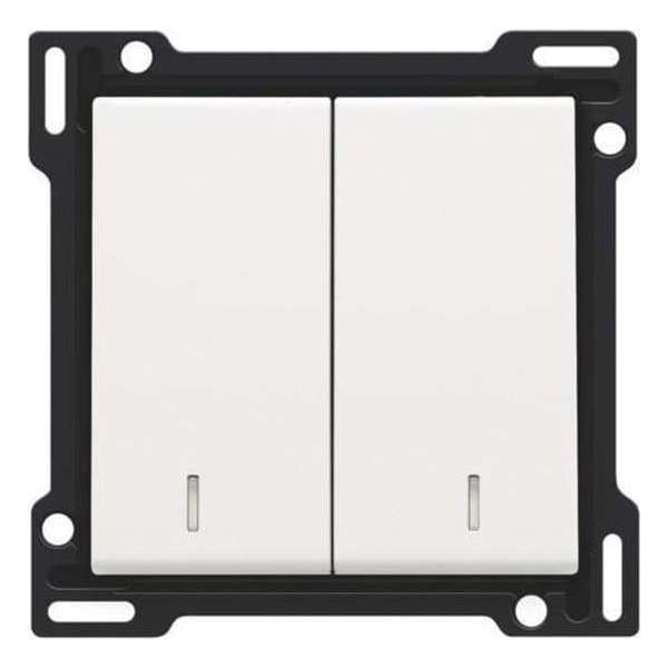 Niko - Afwerkingsset Serieschakelaar met Lens White coated Niko - Afwerkingsset Serieschakelaar met Lens White coated