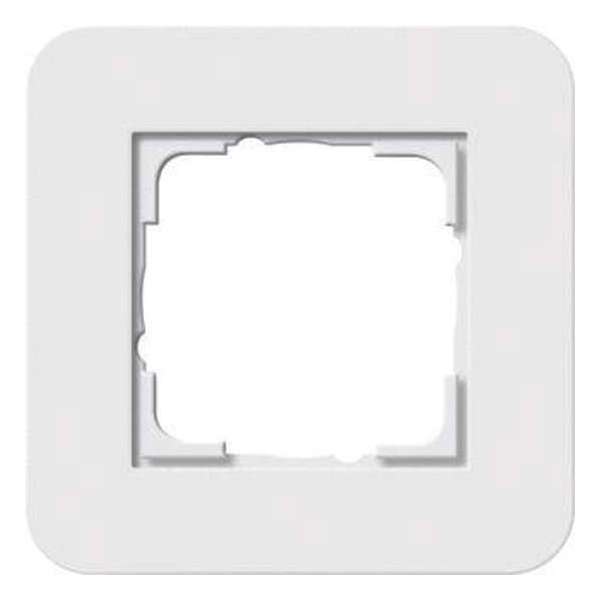 Gira E3 Lichtgrijs/wit Afdekraam 1 voudig 211411 Gira E3 Lichtgrijs/wit Afdekraam 1 voudig 211411