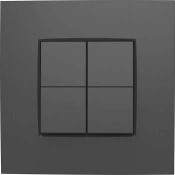 Niko Dimschakelaar Voor Philips Hue - Intense Anthracite