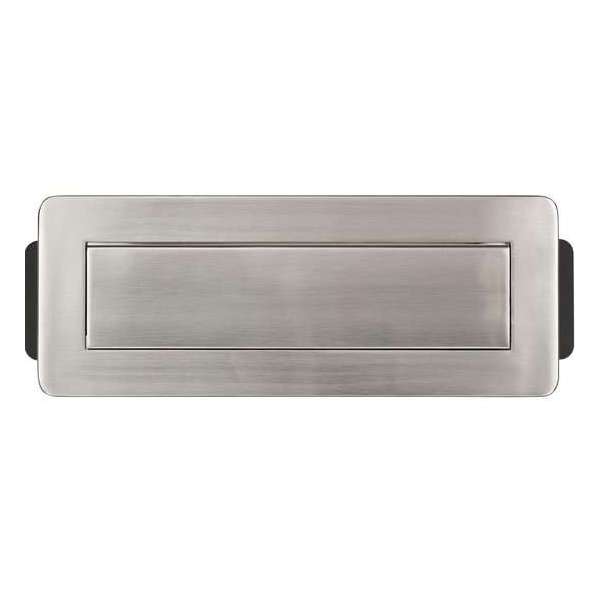 Brennenstuhl Indesk-Power bureau-inbouw stekkerdoos met 3 contacten en 2x USB / aluminium - 2 meter