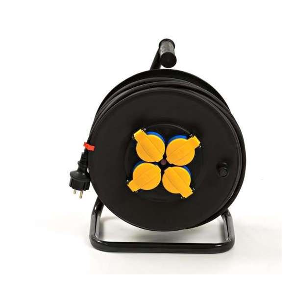 kabelhaspel 50 M IP44 spatwaterdicht 1,5mm2 kabelhaspel 50 M IP44 spatwaterdicht 1,5mm2