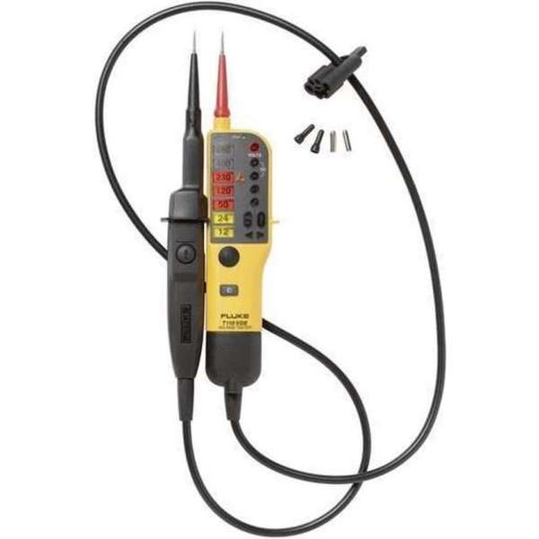 Fluke T150 Tweepolige spannings- en doorbeltester met LCD scherm - Ohm-meting - schakelbare belasting - AC/DC 690V Fluke T150 Tweepolige spannings- en doorbeltester met LCD scherm - Ohm-meting - schakelbare belasting - AC/DC 690V