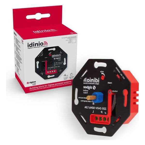 IDINIO Smart LED dimmer - Zigbee - Tot 300W - Geschikt voor Philips Hue & Homey IDINIO Smart LED dimmer - Zigbee - Tot 300W - Geschikt voor Philips Hue & Homey