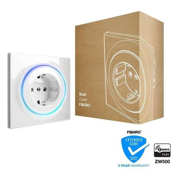 FIBARO Walli Outlet Type F - Slimme stekker met energie meting - NL versie FIBARO Walli Outlet Type F - Slimme stekker met energie meting - NL versie