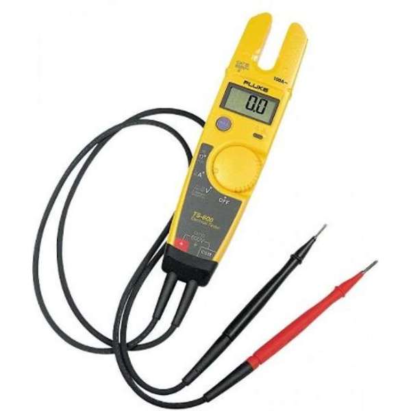 Fluke T5-600 Spannings- doorbel- en stroomtester - AC/DC 600V & AC 100A Fluke T5-600 Spannings- doorbel- en stroomtester - AC/DC 600V & AC 100A