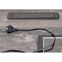 Design stekkerdoos Zizo 2x stopcontact 2x usb lader zwart