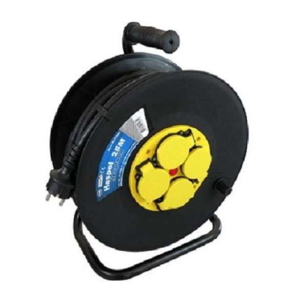 VB Kabelhaspel 25 Meter - 3X2,5mm2 - neopreen VB Kabelhaspel 25 Meter - 3X2,5mm2 - neopreen