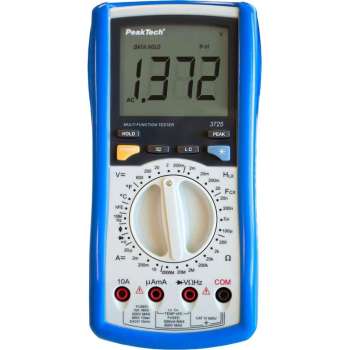 PeakTech 3725 Digitale multimeter ~ 2.000 counts ~ met LCR-meter ~ 2000MΩ ~ 100µF ~ 20H