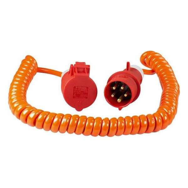 AS Schwabe 70416 Stroom Verlengkabel Oranje, Rood 5.00 m Spiraalkabel AS Schwabe 70416 Stroom Verlengkabel Oranje, Rood 5.00 m Spiraalkabel