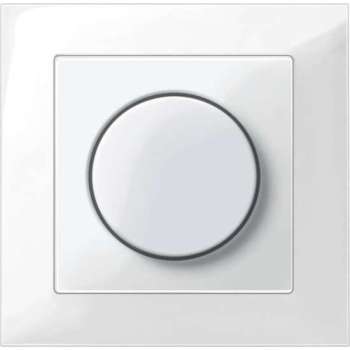 Universele LED Draaidimmer Compleet - Polarwit - Merten M-Pure - Schneider Electric - MTN5134-3619_TO