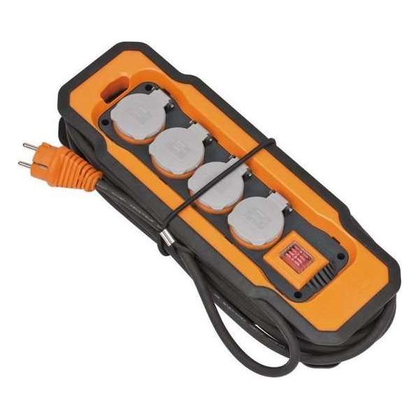 Brennenstuhl Profi stekkerblok mgm 8m H07RN-F 3G1,5 IP54 Brennenstuhl Profi stekkerblok mgm 8m H07RN-F 3G1,5 IP54