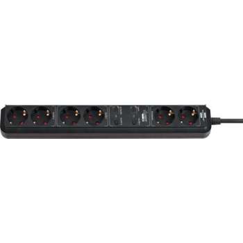 Brennenstuhl 1159760936 WiFi-stekkerdoos 6-voudig Zwart Randaarde stekker 1 stuk(s)